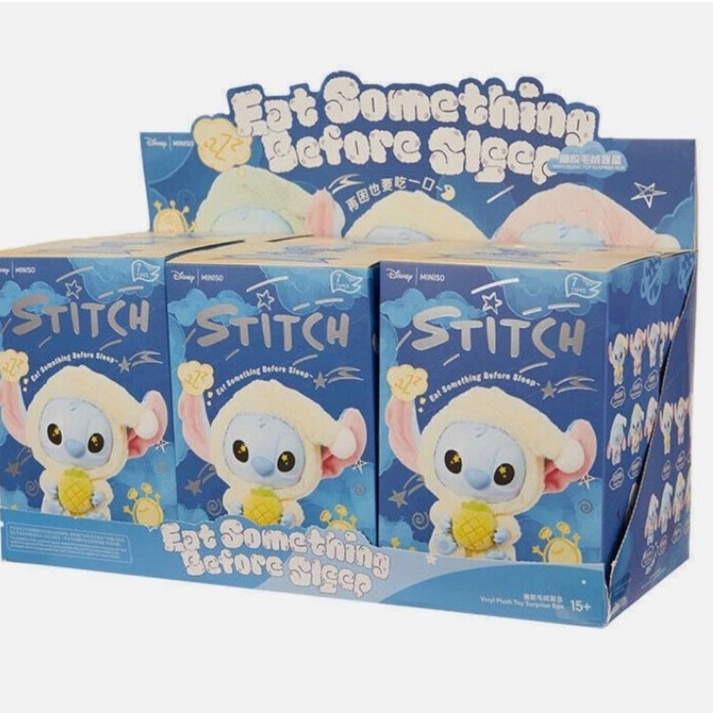 Disney x Miniso Stitch Eat Something Before Sleep ~Blind Box